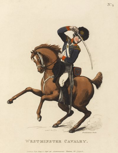 Westminster Cavalry, c.1799 by Thomas Rowlandson
