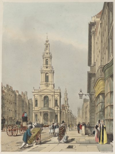 London As It Is: The Strand by Thomas Shotter Boys