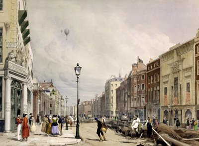 Piccadilly, 1842 by Thomas Shotter Boys