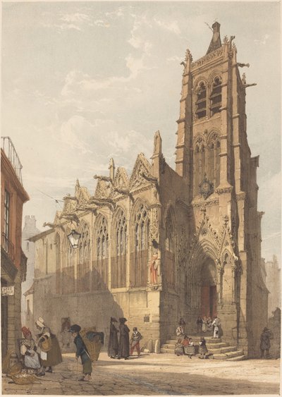 St. Séverin, Paris by Thomas Shotter Boys