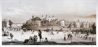 Tower of London, 1842 by Thomas Shotter Boys