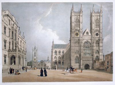 Westminster Abbey and Hospital, London by Thomas Shotter Boys