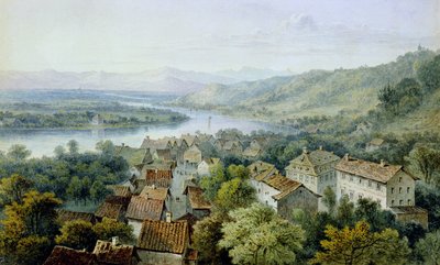A View of Karlsruhe by Thomas Sidney Cooper