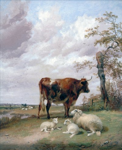 Canterbury Meadows by Thomas Sidney Cooper