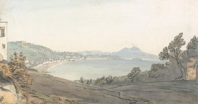 Chiaja of Naples from Posillipo by Thomas Smith of Derby