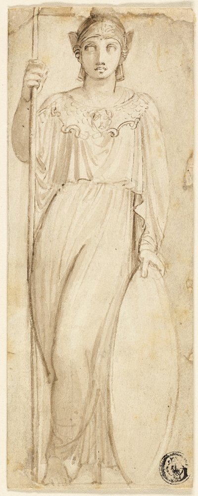Athena, or Britannia identified as Athena by Thomas Stothard