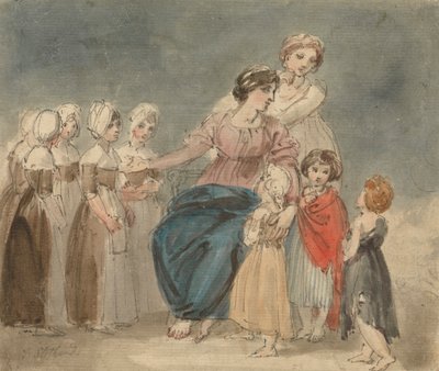 Charity Children and Little Vagabonds by Thomas Stothard