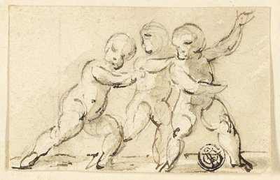 Three Putti at Play by Thomas Stothard