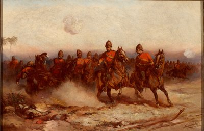 4th Dragoon Guards in Egypt by Thomas Strong Seccombe