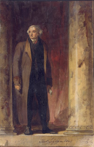 Portrait of Thomas Jefferson, 1822 by Thomas Sully