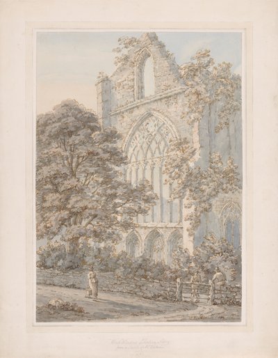 West Window of Tintern Abbey by Thomas Sunderland