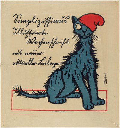 Advertisement Poster for Simplicissimus by Thomas Theodor Heine
