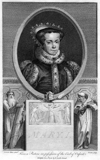 Queen Mary I of England, 1788 by Thomas Trotter