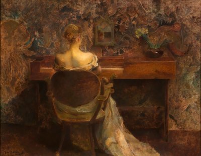 The Spinet by Thomas Wilmer Dewing