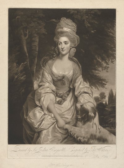 Lucy Hardinge (née Long) by Thomas Watson