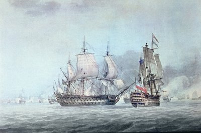Battle of the Saints by Thomas Whitcombe