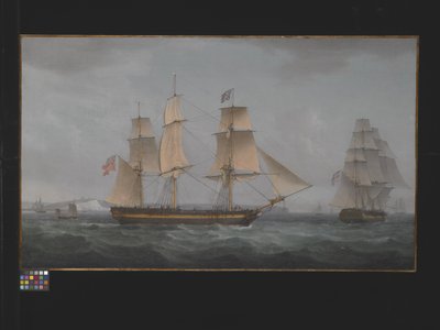 Off the Dover Coast by Thomas Whitcombe