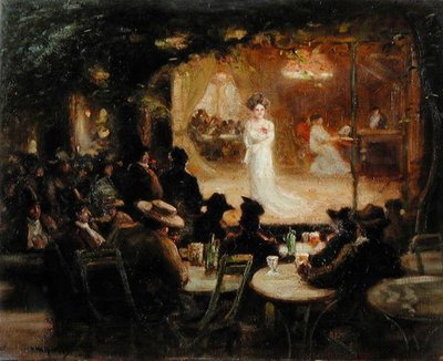 An Open Air Concert, Paris by Thomas William Morley