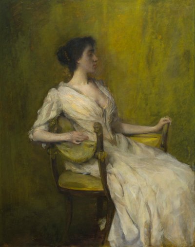 Lady in White by Thomas Wilmer Dewing