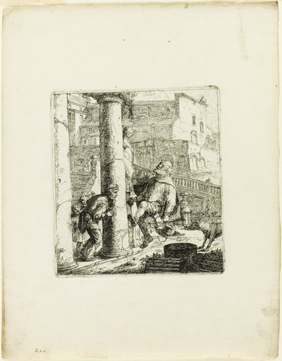 The Blind Beggar Tricked by Lazarillo by Thomas Wyck