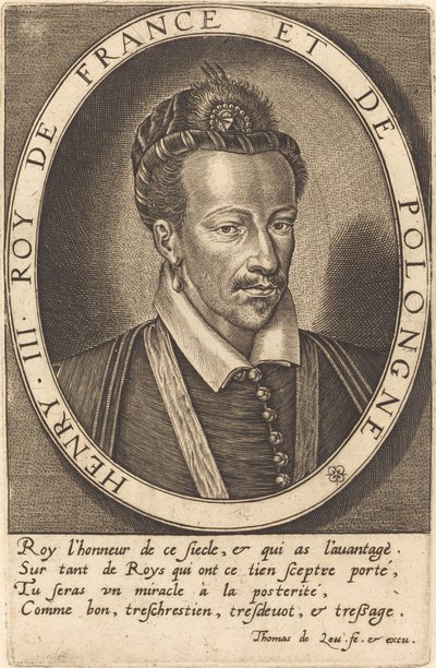 Henri III, King of France by Thomas de Leu