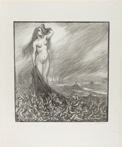 Homage to Zola by Théophile Alexandre Pierre Steinlen