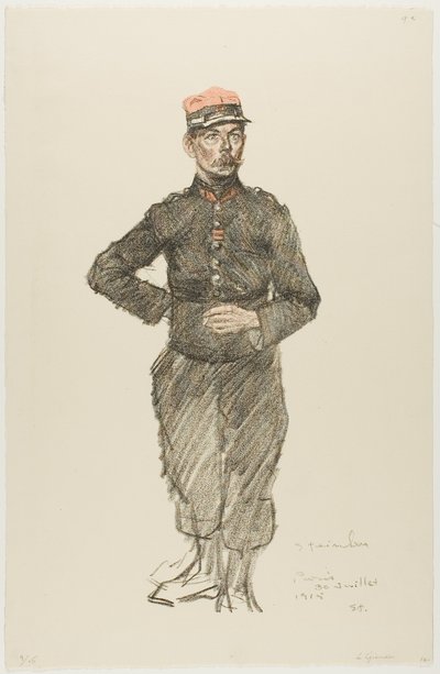 Legionnaire by Théophile Alexandre Pierre Steinlen