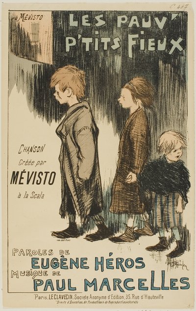 The Poor Little Boys by Théophile Alexandre Pierre Steinlen