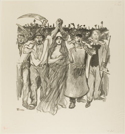 March 18 by Théophile Alexandre Pierre Steinlen
