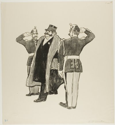 One Hundred Million by Théophile Alexandre Pierre Steinlen