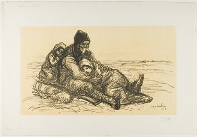 Serbian Cavalry, Second Episode by Théophile Alexandre Pierre Steinlen