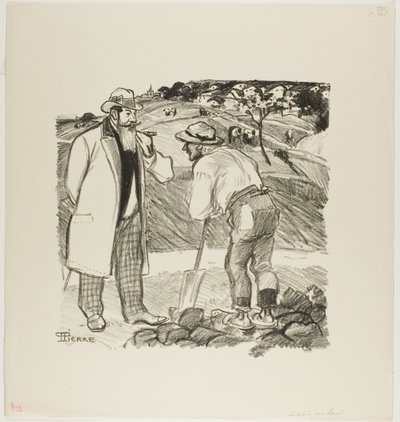 The Field Inspector by Théophile Alexandre Pierre Steinlen