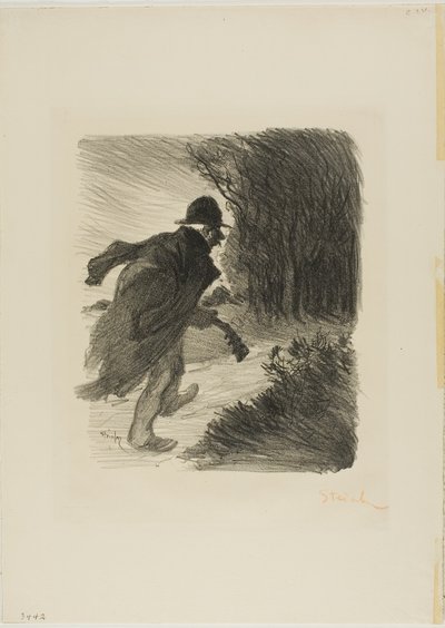 The Forest Singer by Théophile Alexandre Pierre Steinlen