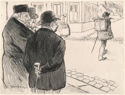He Acts Like a Painter by Théophile Alexandre Steinlen