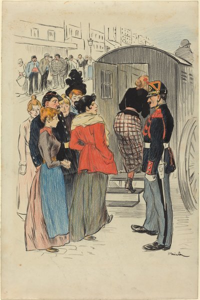 The Roundup by Théophile Alexandre Steinlen