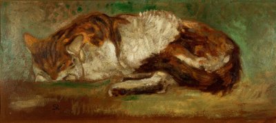 Th. A. Steinlen, Sleeping Cat by Théophile Alexandre Steinlen