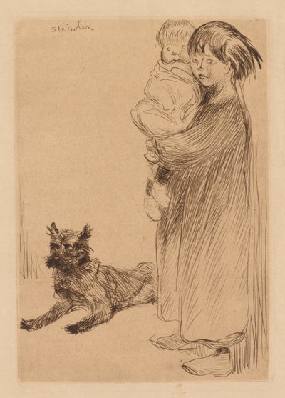 The Big Sister by Théophile Alexandre Steinlen