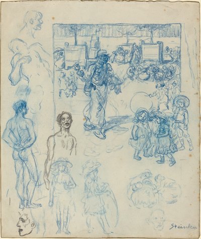 The Coconut Merchant by Théophile Alexandre Steinlen