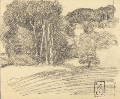 The Forest at Courdemanche by Théophile Alexandre Steinlen
