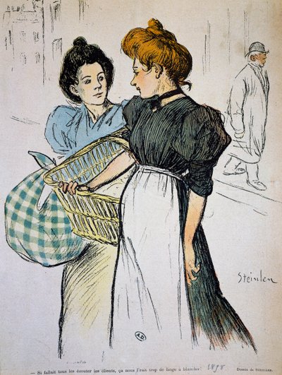 The Washerwomen by Théophile Alexandre Steinlen