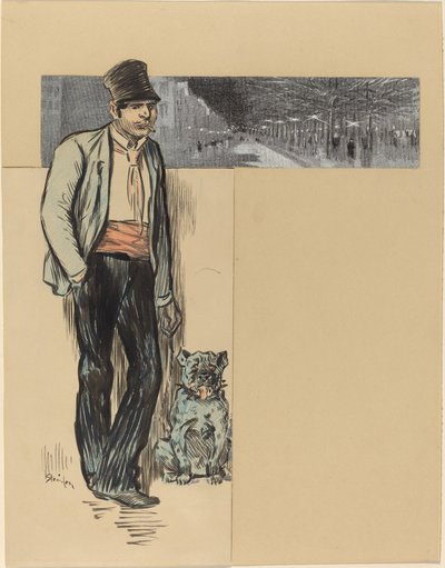 To the Village by Théophile Alexandre Steinlen