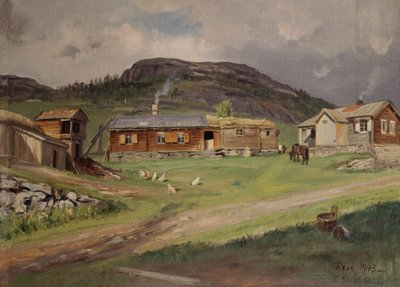 The Rese farm, Hemsedal by Thoralv Sundt Ohlsen