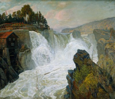 Tinn Waterfall by Thorolf Holmboe