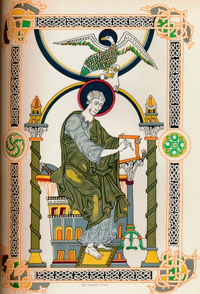 Saint writing by Thurwanger