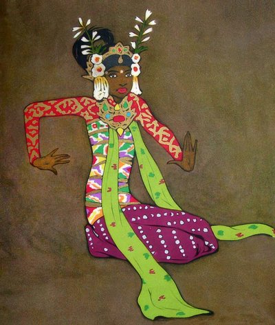 Classical Balinese Dancer by Thyra Kleen