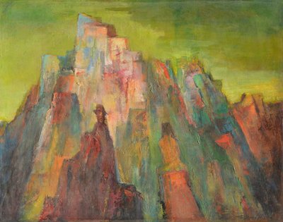 At the Bottom of the Cliff by Tibor Dengyel