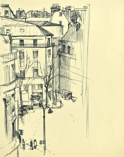 Corner of Paris by Tibor Dengyel