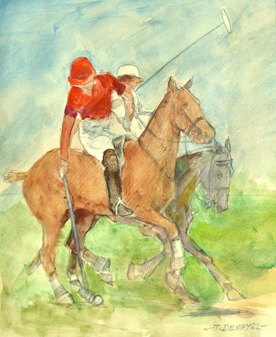 Polo Match by Tibor Dengyel