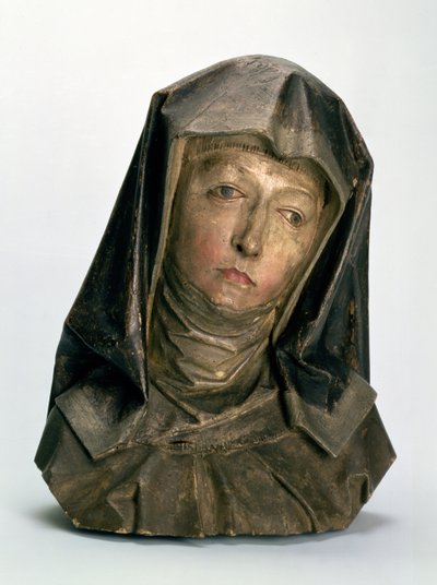 Head of St. Anne, 1500-10 by Tilman Riemenschneider