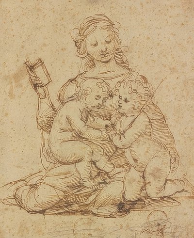 Madonna with Two Children by Timoteo Viti